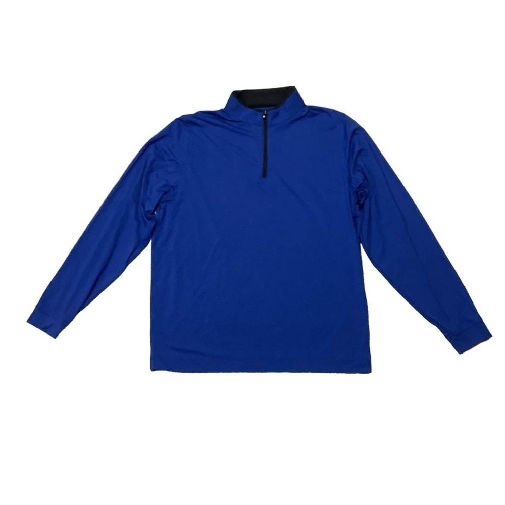Footjoy Men’s Quarter Zip Sz Large Golf Blue